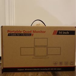 portable quad monitor