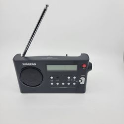Sangean PR-D7 Black AM/FM Digital Tuning Portable Radio Receiver Clock - TESTED.
Pre-owned in near-mint cosmetic shape (9.99 out of 10) and perfect m