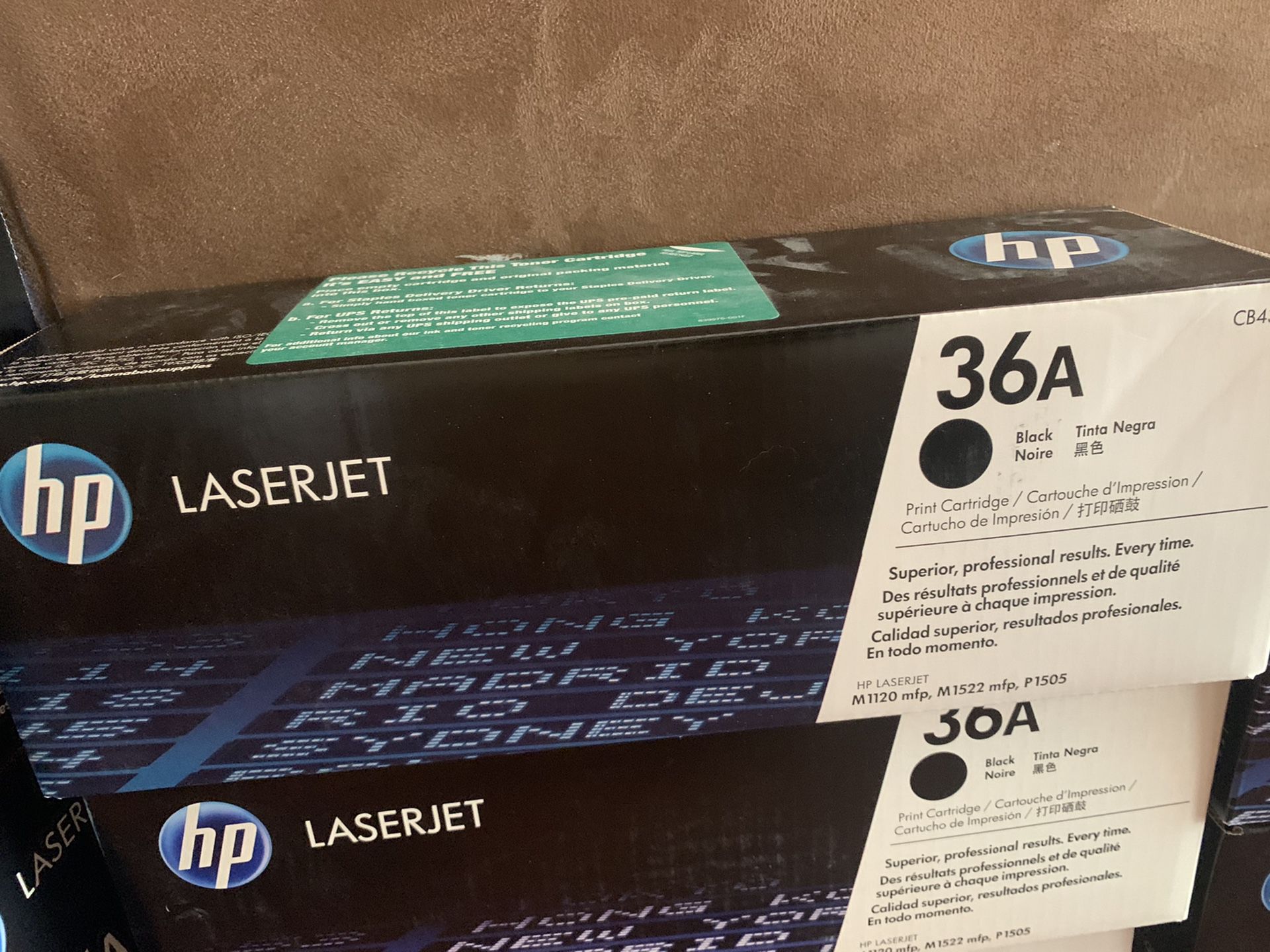 New HP laser jet printer cartridge for CB436a.