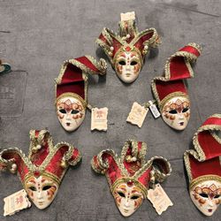 La Maschera del Galione - hand made in Venice Italy - Small Decoration Masks