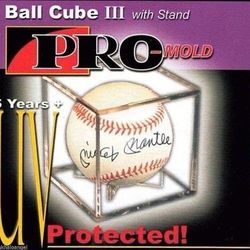 BCW PM-PCBSQ3-UV5 Baseball Square with Pedestal (5 Year+ Uv)