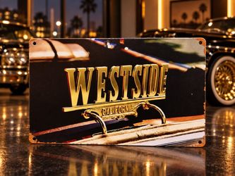 Westside California Decorative Metal Sign