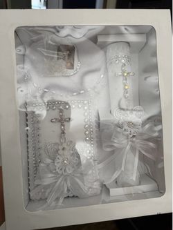 Primera comunion set/ first communion candle set
