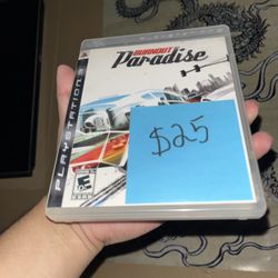 PlayStation 3 video game burnout paradise car nascar driving ps3 