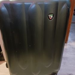 Mia Toro Italian Hard Case Locking Luggage