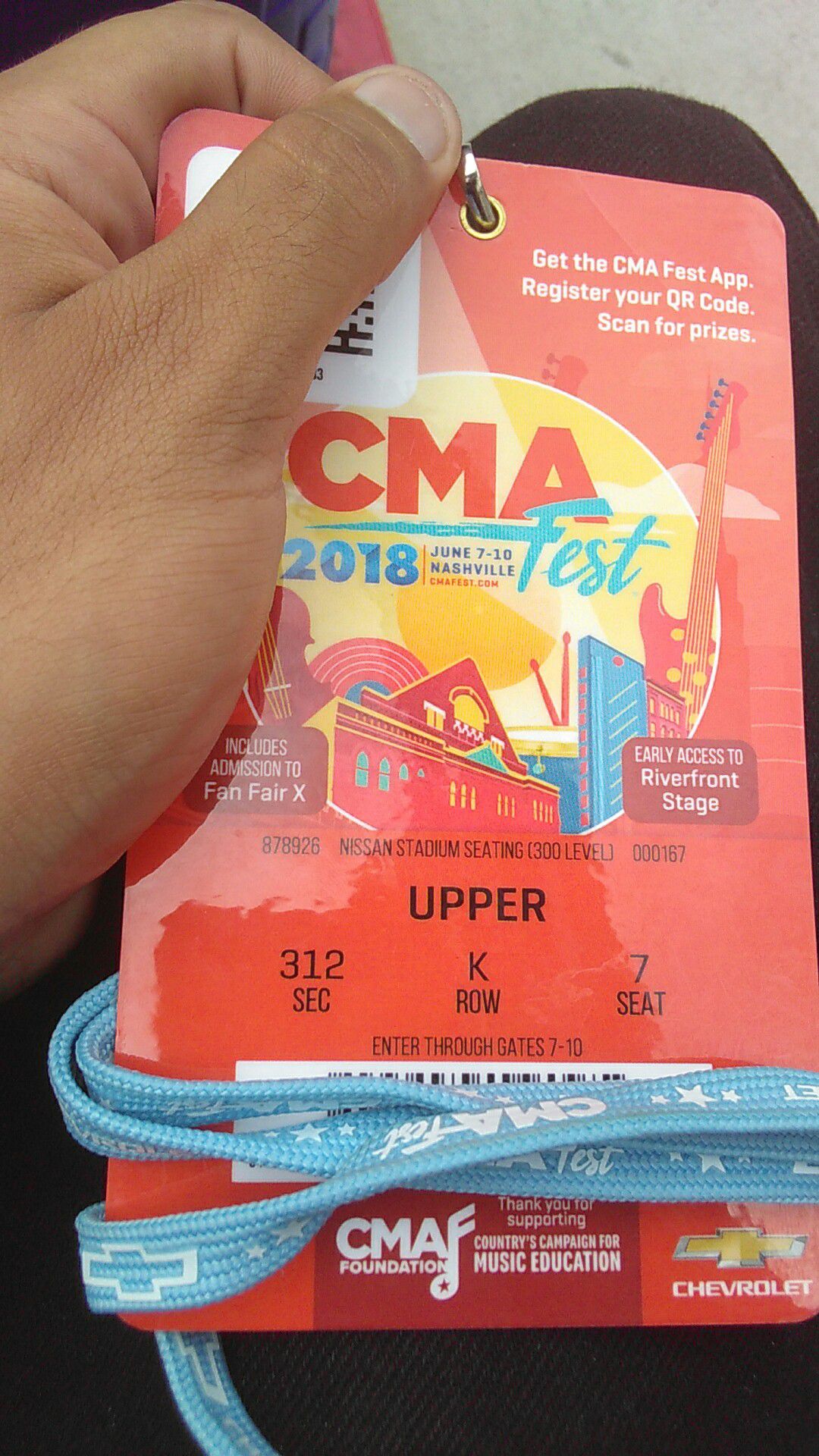 CMA Fest Ticket