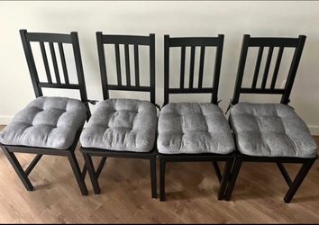 IKEA Steffan dining chairs with cushions - $120 OBO