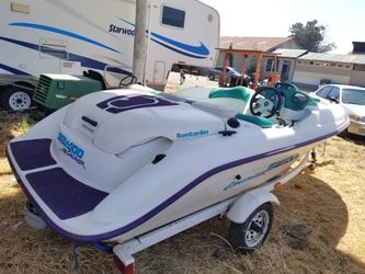 1996 See do boat With the trailer