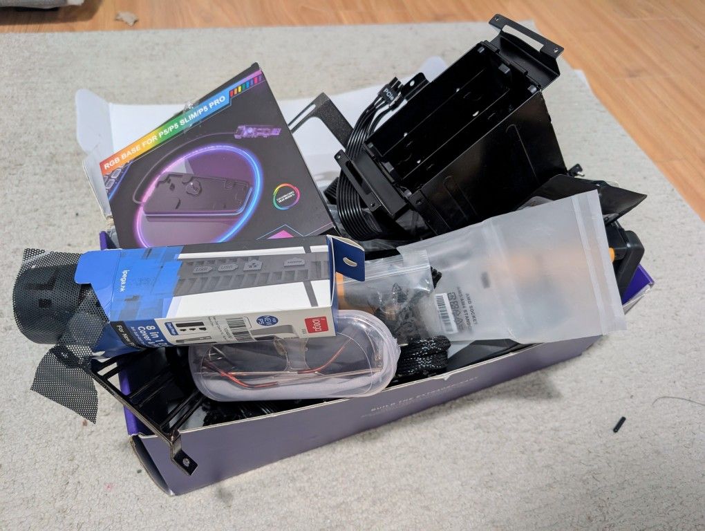 Mixed Lot Electronics & Accessories - Liquid Cooler, Wireless Charging, Gateron Switches & More