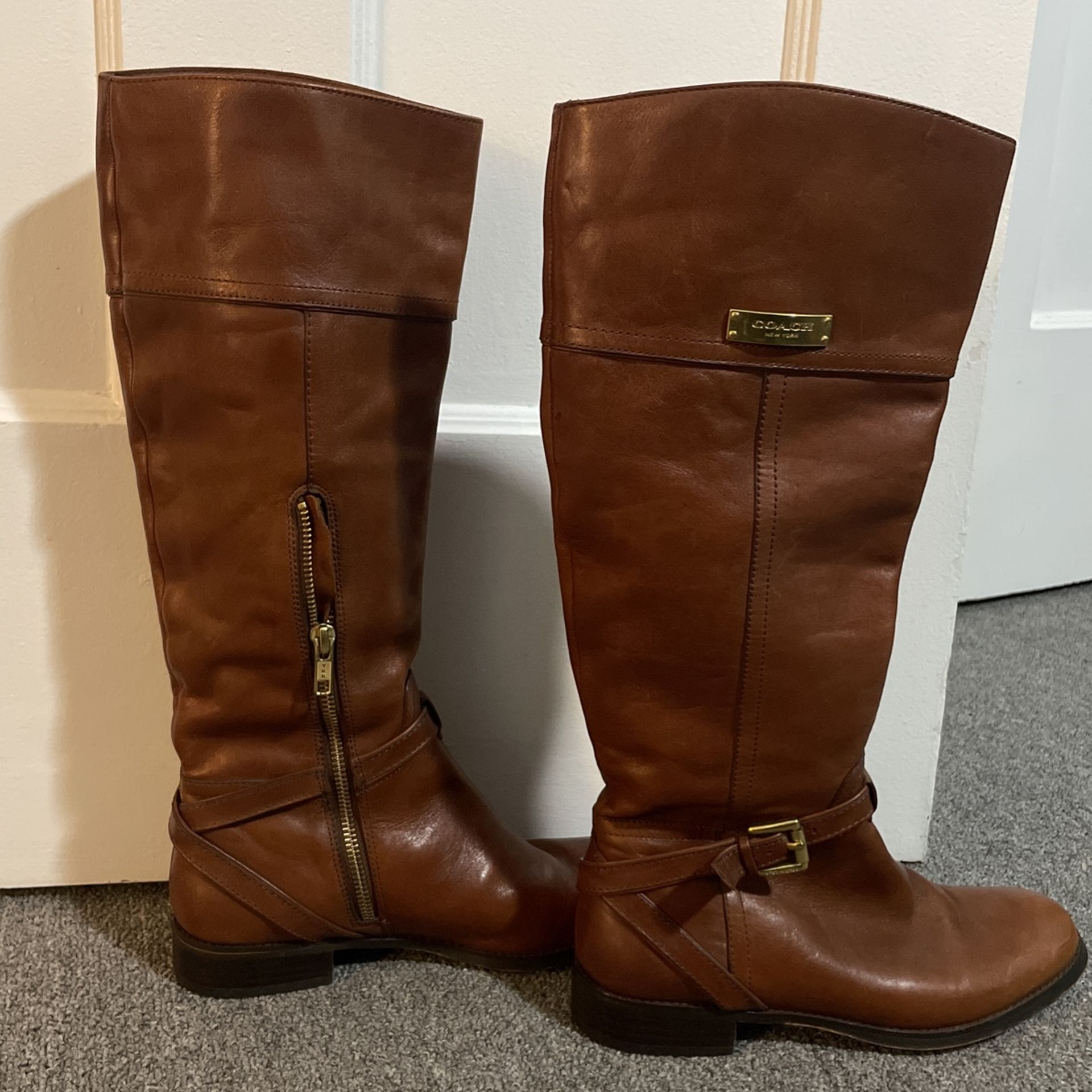 Coach Leather Boots 