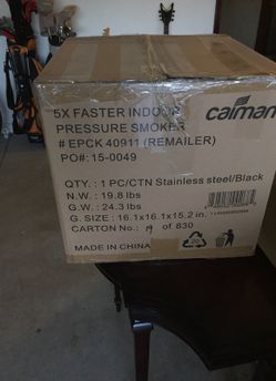 Caiman top pressure smoker