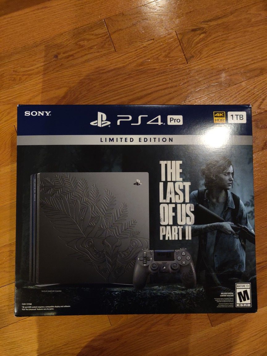 Last of us part 2 PlayStation console Brand New