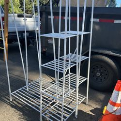 Garment Racks with Shelving
