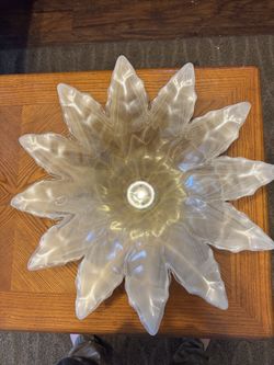 Murano Italian blown glass bowl