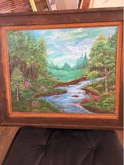 River Forest Landscape 35x29.5