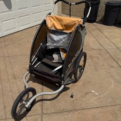 Burley D’Lite X, 1 and 2 Seat Kid Bike Trailer & Stroller 