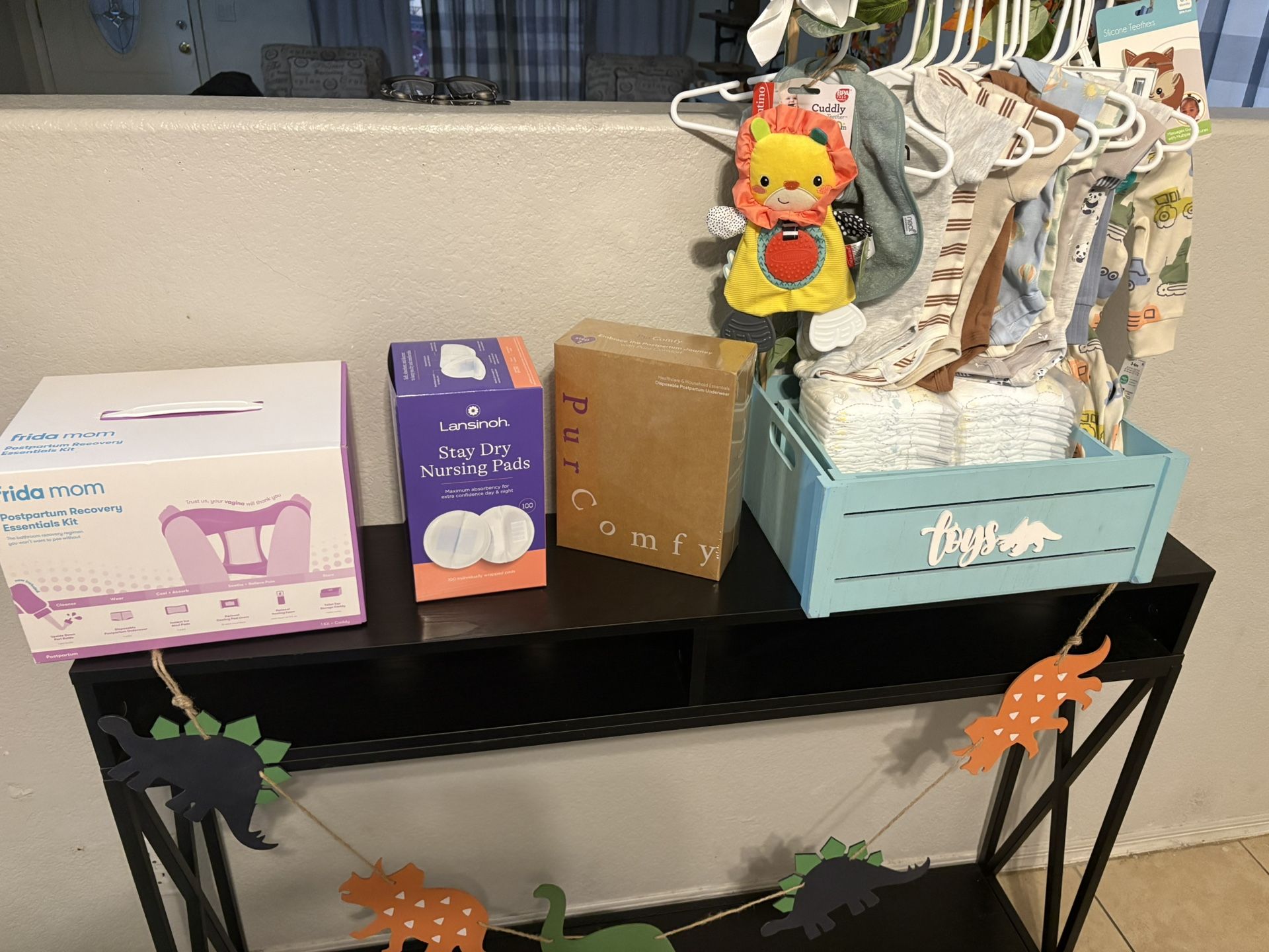 Baby Boy Basket And Mommy