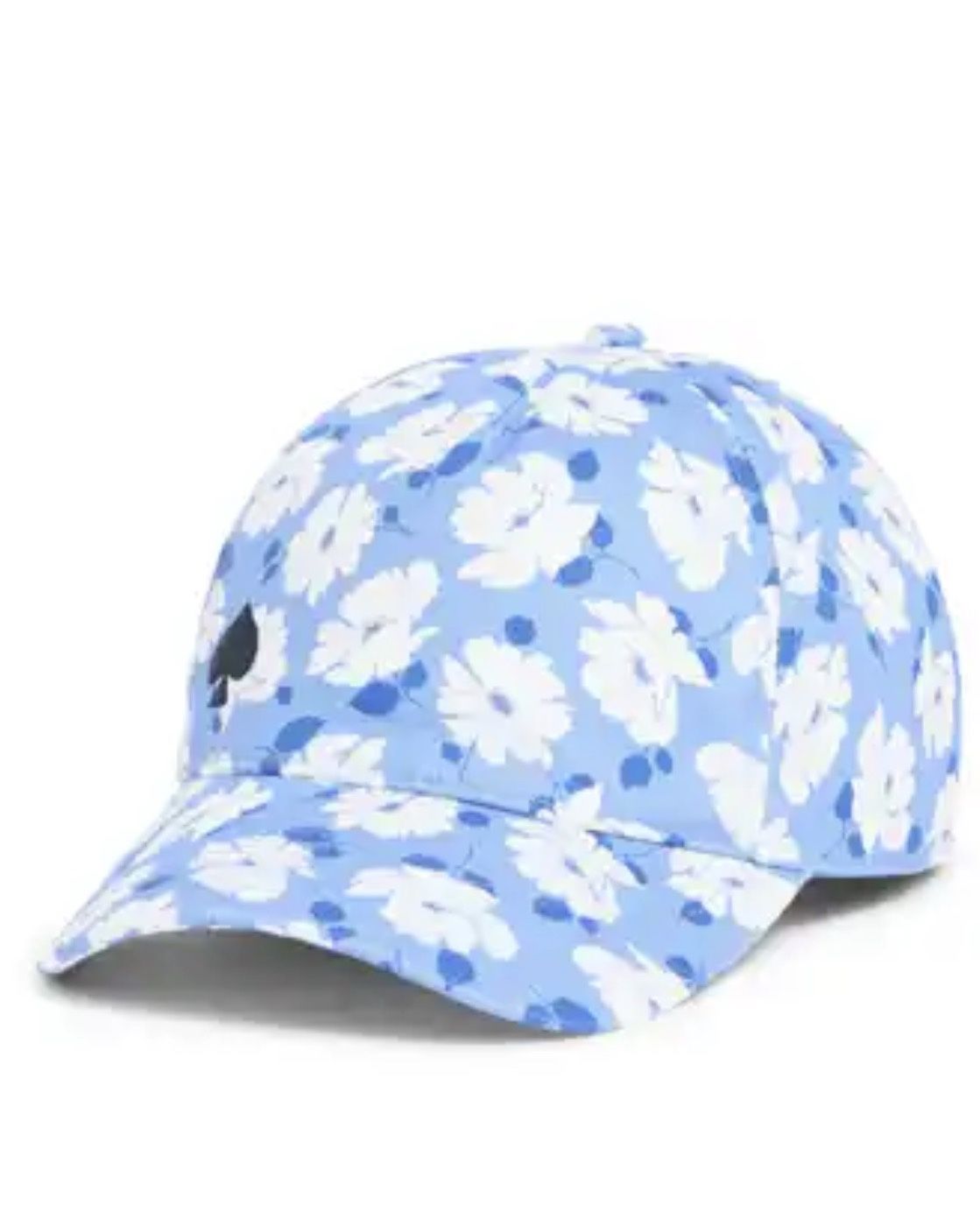 KATE SPADE NEW YORK Floral Cotton Baseball Cap blue
