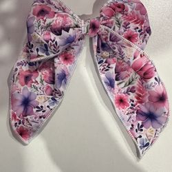 Floral Hair Bow 
