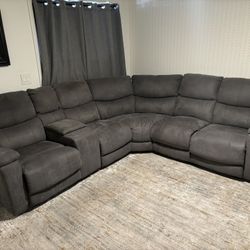 Sectional With Power Recliners