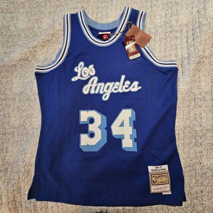 Lakers #34 O'Neal Mitchell&Ness Jersey 2XL $75