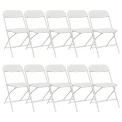 New Pack Of 10 Foldable Party 🎊 Chairs Brand New 