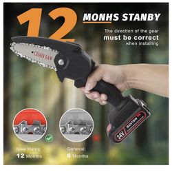 6-inch cordless mini chainsaw kit 