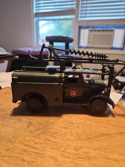 Die cast metal telephone trucks