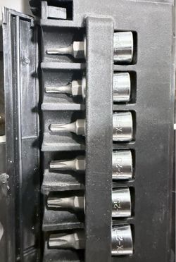 Stanley Torx bit set - TX-8 thru TX-55