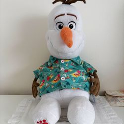 Build a bear Disney Frozen Olaf Plush with Hawaiian shirt