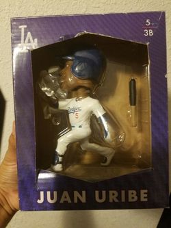 2015 Juan Uribe bobblehead Dodger SGA
