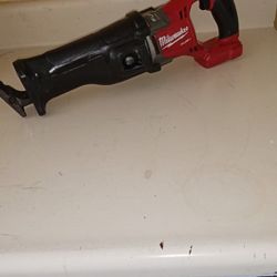 Milwaukee 2720-20 M18 Fuel  18V Cordless Reciprocating Sawzall In Good Working Condition 