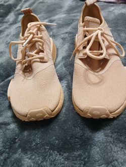 Adidas NMD R1 Tan Knit Sneakers