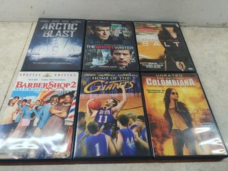 6 DVDS
