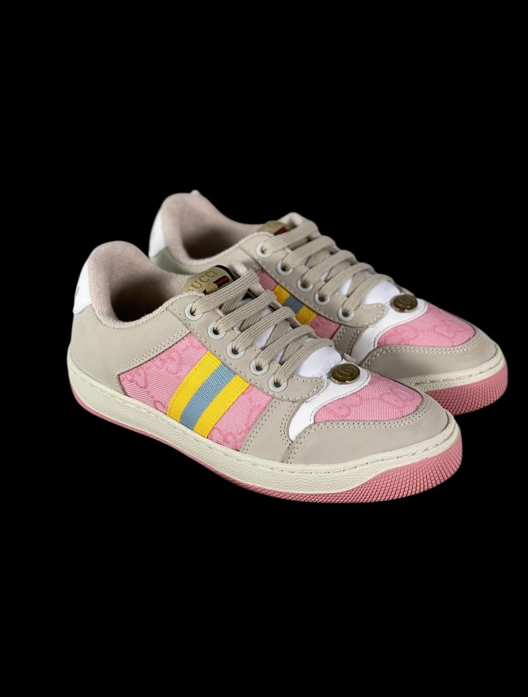 Unisex GG Canvas Canvas Sneakers Women's Size9