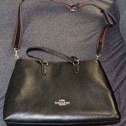 Coach Like New Black Crossbody Tote Bag