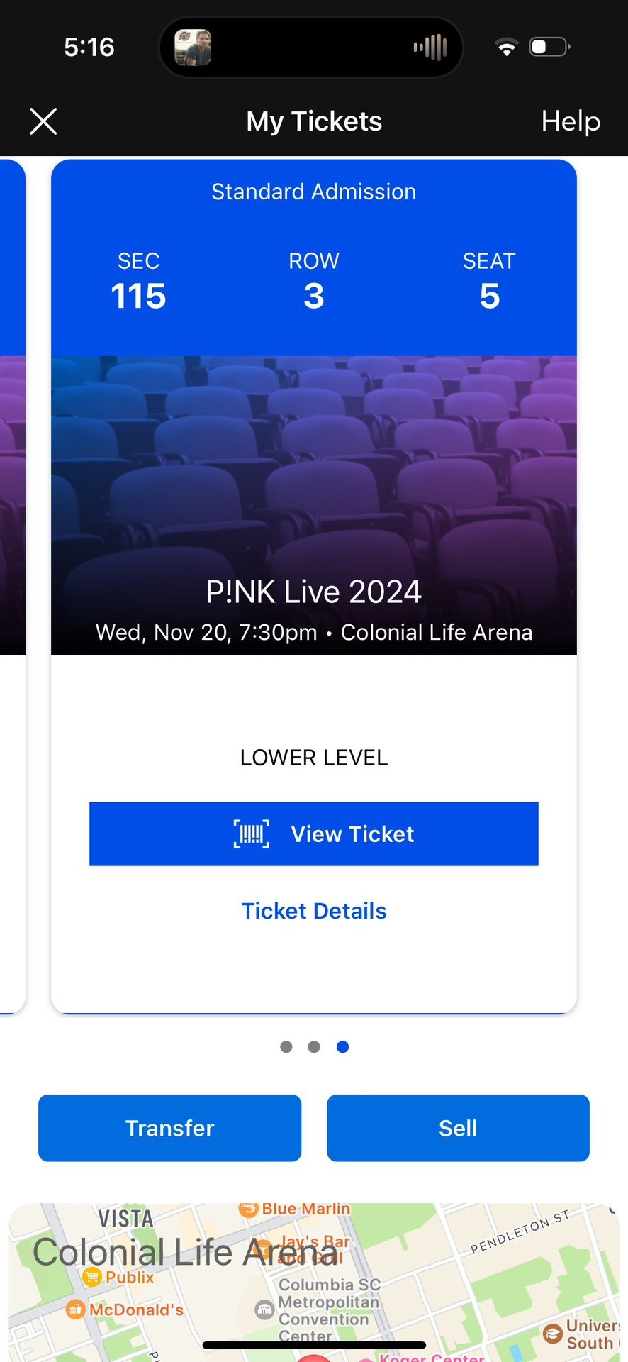 Pink tix