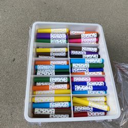 100 Piece Assorted Markers