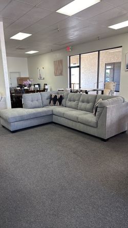 Grey sectional sofa