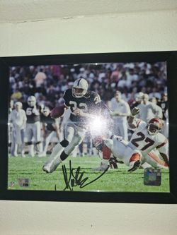 Marcus Allen Raiders Autograph