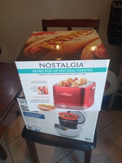 Nostalgia Retro Pop-up HotDog Cooker N.I.B.