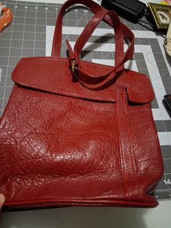 Extremely Rare Holland Brothers Red Leather Purse
