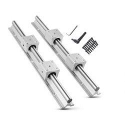 CNCMANS Linear Rail 2PCS SBR12 500mm Fully Supported...