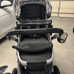 UppaBaby Double Stroller With Accessories 