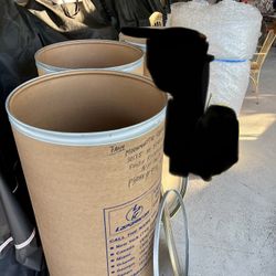 2 Large Shipping Containers Plus Large Roll Of Bubble Wrap Everything For $80