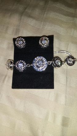 Earring and bracelet
