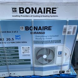 Bonaire Durango 18,000 BTU 20.5 Seer 1 Zone Mini Split Ductless Air Conditioner & Heat Pump 