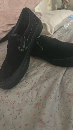 Black Slip On Vans