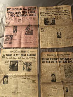 All original WW2 newspapers each ranging from $5-$15