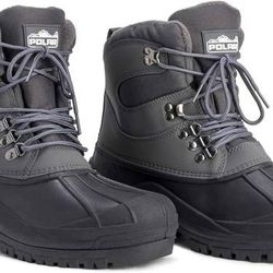 NEW SZ 14 Men Insulated Winter Snow Waterproof Duck Hiking Bean Hiker Walking Short Ankle Boots